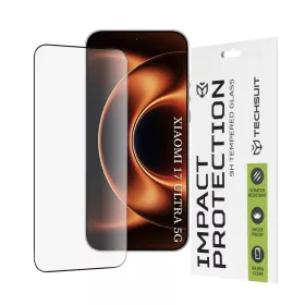    Xiaomi 17 Ultra fekete Techsuit 111D teljes lefedésű, teljes felületen ragadó üvegfólia