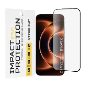 Techsuit - ESD Üveg - Xiaomi 17 Ultra - Fekete üvegfólia-5949419355910 1 kép