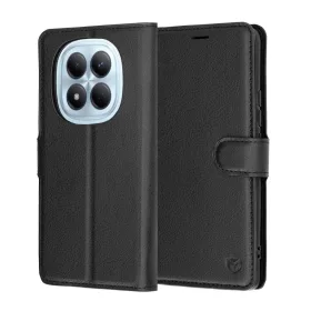  Xiaomi Redmi Note 15 Pro 4G Fekete Techsuit Bőr fliptok