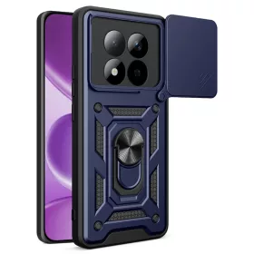 Xiaomi Redmi Note 15 Pro 4G Kék Techsuit CamShield sorozat fliptok-5949419355750 1 kép