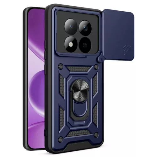 Xiaomi Redmi Note 15 Pro 4G Kék Techsuit CamShield sorozat fliptok-5949419355750 1 kép