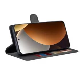 Xiaomi Redmi Note 15 Pro+ 5G Techsuit Diary Book - Fekete tok-5949419355552 2 kép