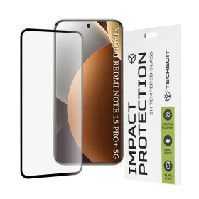   Xiaomi Redmi Note 15 Pro+ 5G Techsuit - 111D Full Cover / Full Glue Glass - Black üvegfólia