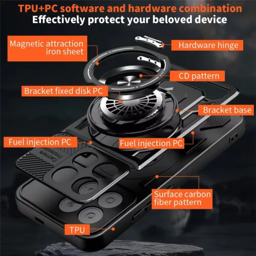 Xiaomi Poco F8 Pro Techsuit - RuggedCam - Fekete tok-5949419355491 6 kép