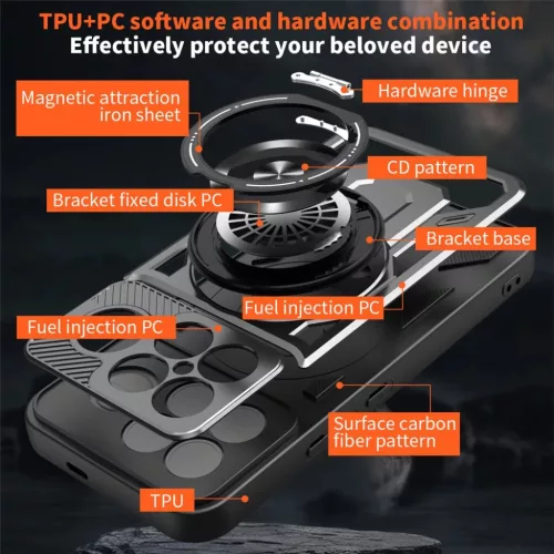 Xiaomi Poco F8 Ultra Techsuit - RuggedCam - Fekete tok-5949419355477 3 kép