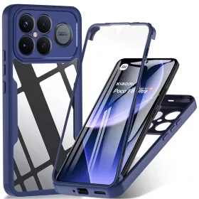   Xiaomi Poco F8 Ultra Kék Techsuit - ColorVerse 360 Sorozat + Képernyővédő tok