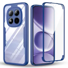   Xiaomi Redmi Note 15 Pro 5G Techsuit - ColorVerse 360 Series + Kijelzővédő - Kék tok