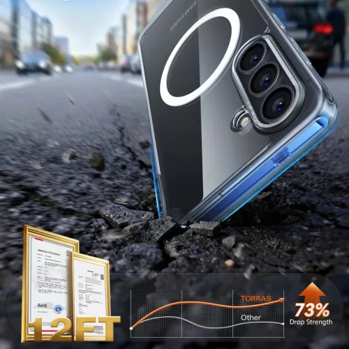 Samsung Galaxy S26 Átlátszó Torras - Guardian Magnetic Series tok-6938075647049 3 kép