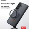 Samsung Galaxy S26 Fekete Torras Ostand Spin sorozat tok-6938075647254 6 kép