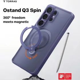 Samsung Galaxy S26 Ultra Torras Ostand Spin Series tok - Sötét lila-6938075649760 2 kép