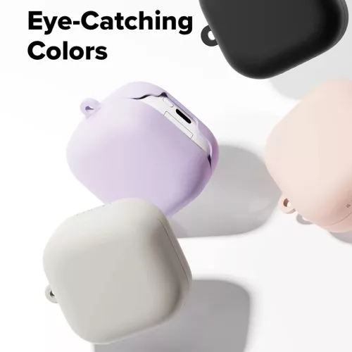 Ringke - Szilikon - Samsung Galaxy Buds 4 Pro - Pink Sand tok-8800328816770 6 kép