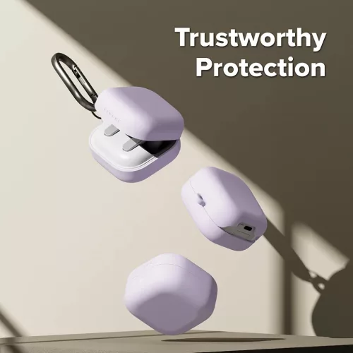  Samsung Galaxy Buds 4 Pro Világoslila Ringke szilikon tok-8800328816794 2 kép