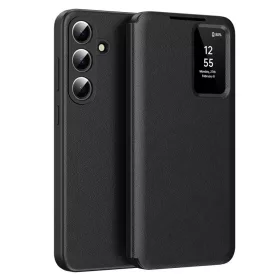 Samsung Galaxy S26 Fekete Techsuit SmartView Sorozat tok