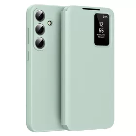 Samsung Galaxy S26 Zöld Techsuit SmartView Series tok