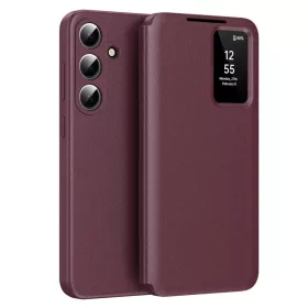 Samsung Galaxy S26 Piros Techsuit SmartView Sorozat tok