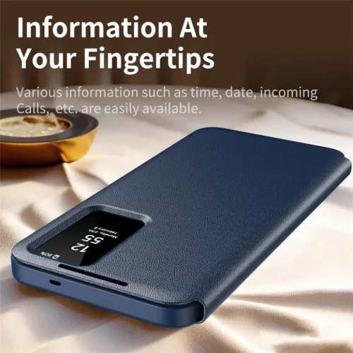 Samsung Galaxy S26 Kék Techsuit SmartView sorozat tok-5949419356962 4 kép