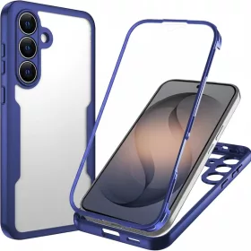   Samsung Galaxy S26 Kék Techsuit ColorVerse 360 Sorozat + Kijelzővédő tok