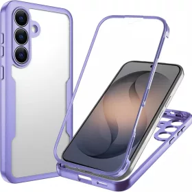   Samsung Galaxy S26 Lila Techsuit - ColorVerse 360 Sorozat + Képernyővédő tok