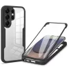 Samsung Galaxy S26 Ultra Fekete Techsuit ColorVerse 360 Sorozat + Kijelzővédő tok