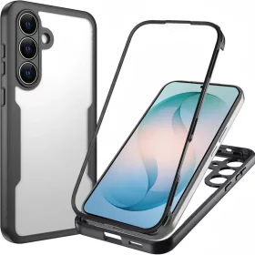 Samsung Galaxy S26 Plus Fekete Techsuit - ColorVerse 360 Series + kép-5949419357235 1 kép