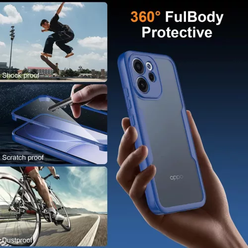 Oppo Reno15 F / Reno15 FS 5G Kék Techsuit - ColorVerse 360 Series + K-5949419357037 4 kép