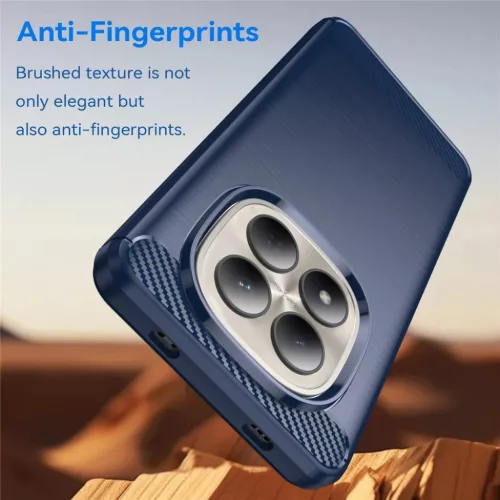 Xiaomi Redmi Note 15 Pro 5G Kék Techsuit Carbon Silicone tok-5949419358553 3 kép