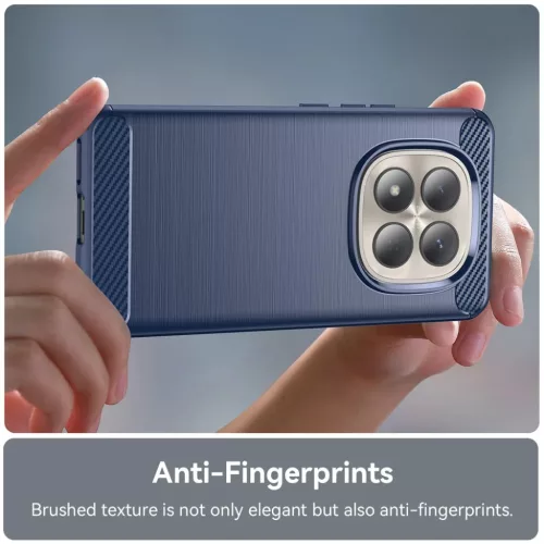 Xiaomi Redmi Note 15 Pro 5G Kék Techsuit Carbon Silicone tok-5949419358553 4 kép