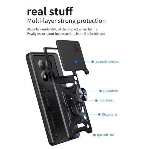 Xiaomi Redmi Note 15 Pro 5G Zöld Techsuit - CamShield Széria tok-5949419358515 6 kép