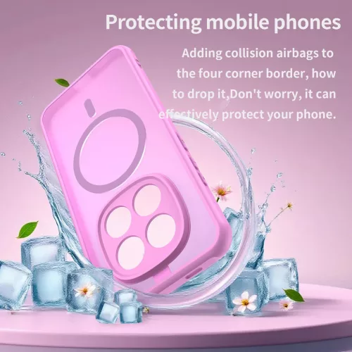  Xiaomi Redmi Note 15 Pro 5G Pink Techsuit HaloFrost II MagSafe tok-5949419358195 5 kép