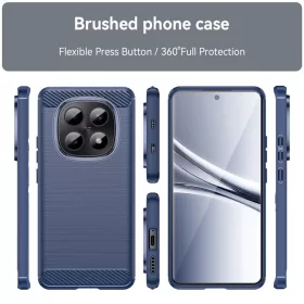 Xiaomi Redmi Note 15 5G / Note 15 4G / Poco M8 5G Kék Techsuit Carbon-5949419357587 2 kép