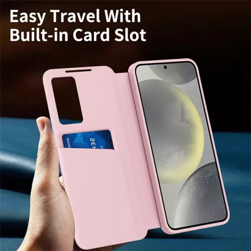 Techsuit - SmartView Series - Samsung Galaxy A37 5G - Rózsaszín tok-5949419359147 5 kép