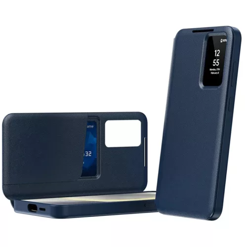 Techsuit - SmartView Series - Samsung Galaxy A37 5G - Kék tok-5949419359116 2 kép