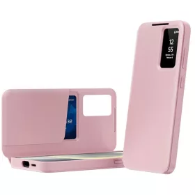 Samsung Galaxy A57 5G Rózsaszín Techsuit SmartView sorozat tok-5949419359000 2 kép