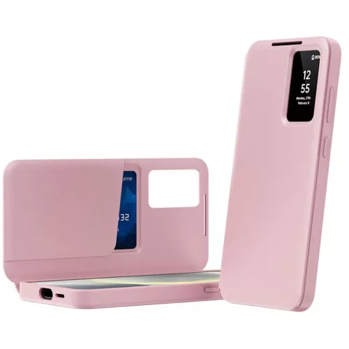 Samsung Galaxy A57 5G Rózsaszín Techsuit SmartView sorozat tok-5949419359000 2 kép