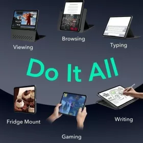iPad 10 (2022) 10.9 / 11 (2025) / 12 (2026) Fekete ESR - Shift Magneti-4894240249512 2 kép