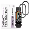 Xiaomi Mi Band 8 / 8 NFC / 9 / 9 NFC Fekete Techsuit Nano Flex (2 dara-5949419360334 1 kép