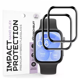 Huawei Watch Fit 3 Fekete Techsuit - Nano Flex üvegfólia (2 darabos)-5949419360105 1 kép