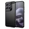  Motorola Moto G77 Fekete Techsuit Carbon szilikon tok