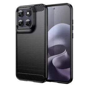  Motorola Moto G77 Fekete Techsuit Carbon szilikon tok