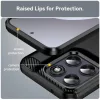 Techsuit - Carbon Szilikon - Motorola Moto G77 - Fekete tok-5949419360877 4 kép