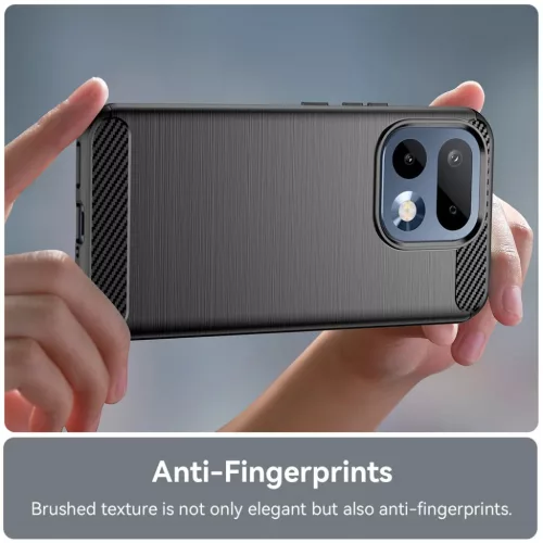 Techsuit - Karbon Szilikon - Realme 16 Pro - Fekete tok-5949419360754 4 kép