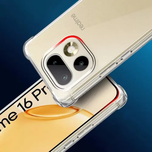 Techsuit - Shockproof Átlátszó Szilikon Tok - Realme 16 Pro - Átl�-5949419360730 5 kép