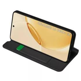  Realme 16 Pro+ Fekete Techsuit Magskin fliptok-5949419360662 2 kép