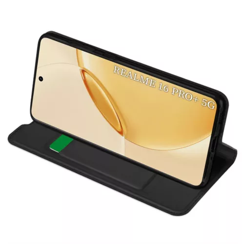  Realme 16 Pro+ Fekete Techsuit Magskin fliptok-5949419360662 2 kép
