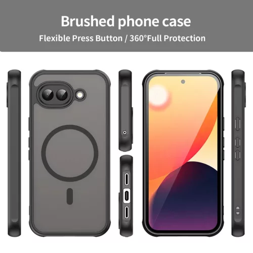 Techsuit - HaloFrost II MagSafe - Google Pixel 10a - Fekete tok-5949419360594 6 kép