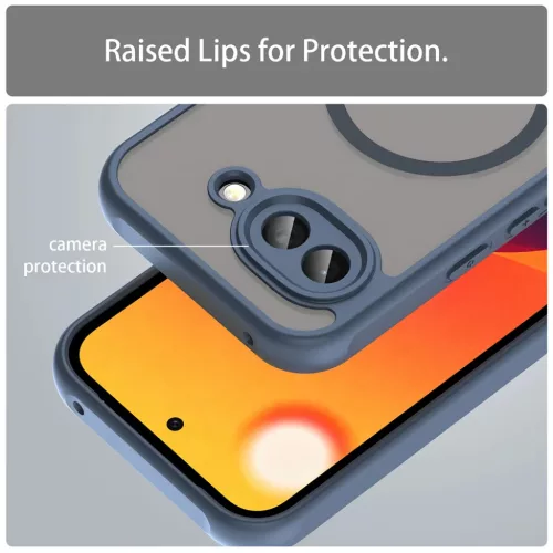 Techsuit - HaloFrost II MagSafe - Google Pixel 10a - Sötétkék tok-5949419360587 3 kép