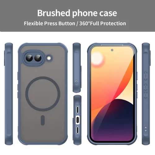Techsuit - HaloFrost II MagSafe - Google Pixel 10a - Sötétkék tok-5949419360587 6 kép