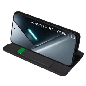 Xiaomi Poco X8 Pro Fekete Techsuit Magskin Fliptok-5949419360495 2 kép