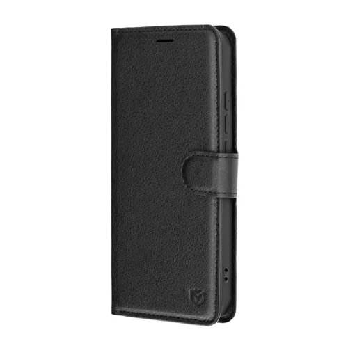 Techsuit - Bőr Fliptok - Xiaomi Poco X8 Pro - Fekete tok-5949419360433 4 kép