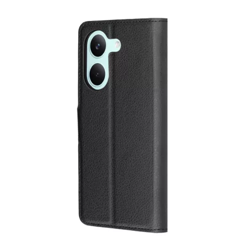 Techsuit - Bőr Fliptok - Xiaomi Poco X8 Pro - Fekete tok-5949419360433 5 kép
